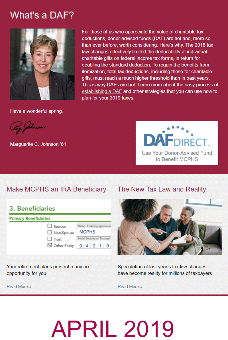 eNewsletter April 2019