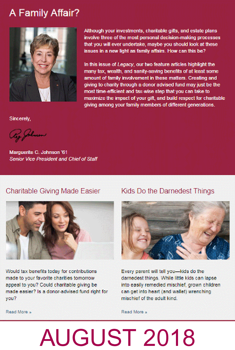 eNewsletter August 2018